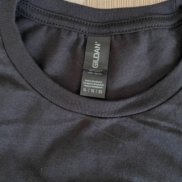 New "SOFTSTYLE" Chevy T- Shirt  - Black - Size XL - Chevrolet Logo Gilden Cotton - Picture 3 of 3